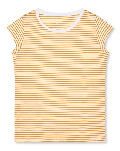 Mads Nørgaard - Organic Favorite T-shirt - Bright White/Zinnia